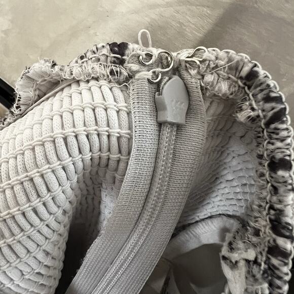 Cache Y2K Snakeprint Mini Skater Dress NWT Smocked Size 4 Satin Reptile Print - Picture 11 of 13